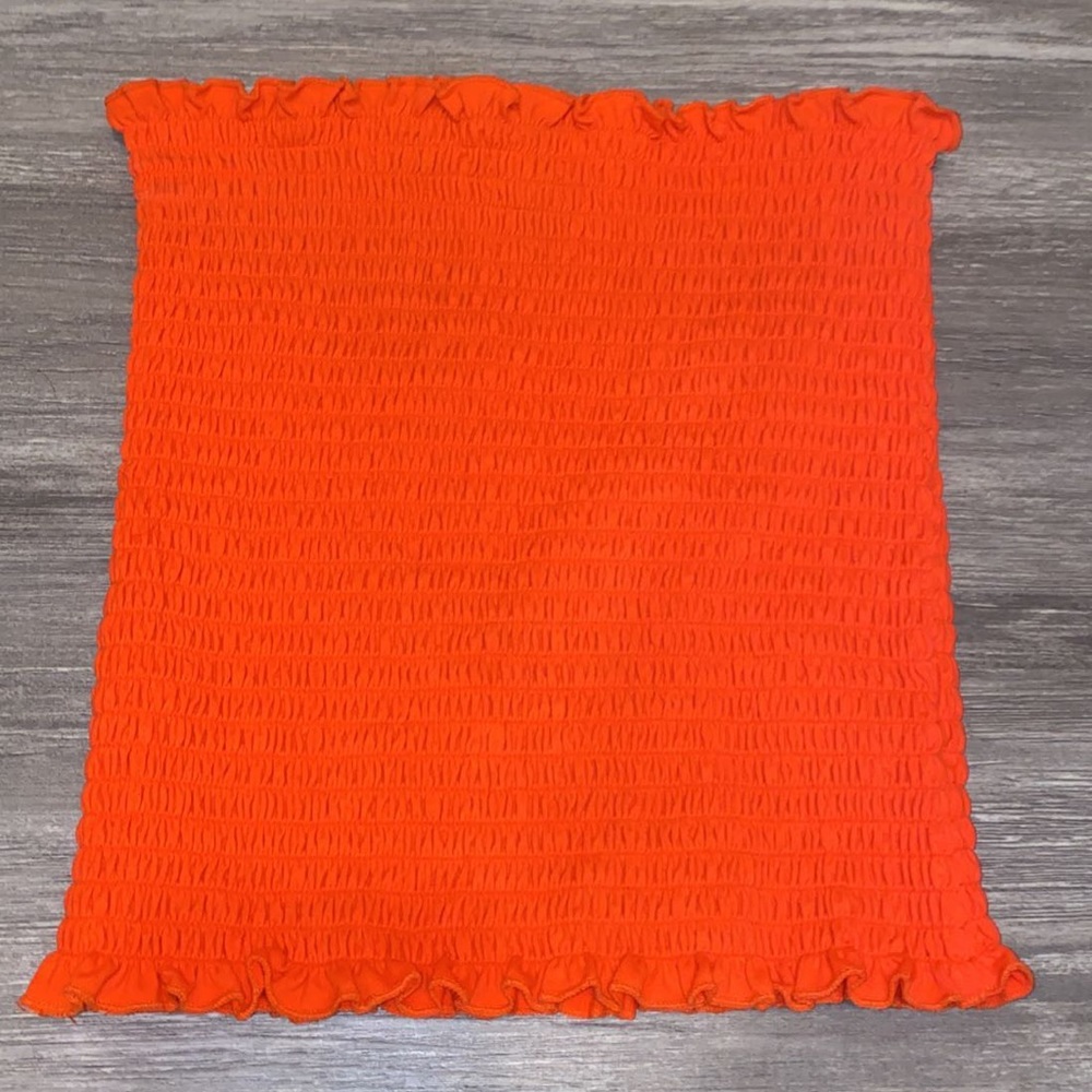 Orange tube top